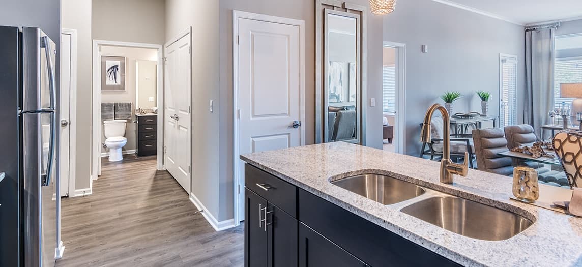 Full Apartment View at The Denton luxury apartment homes in Kansas City, MO