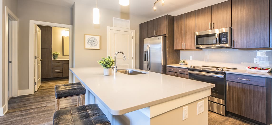 Kitchen at MAA Greene luxury apartment homes in Greenville, SC