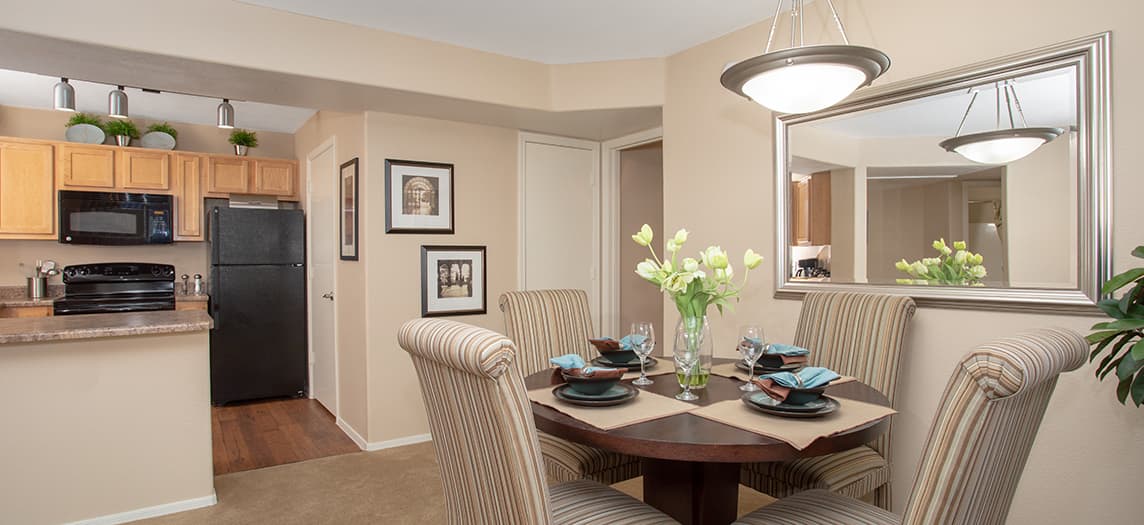 Dining Room at MAA Old Town Scottsdale North luxury apartment homes in Phoenix, AZ