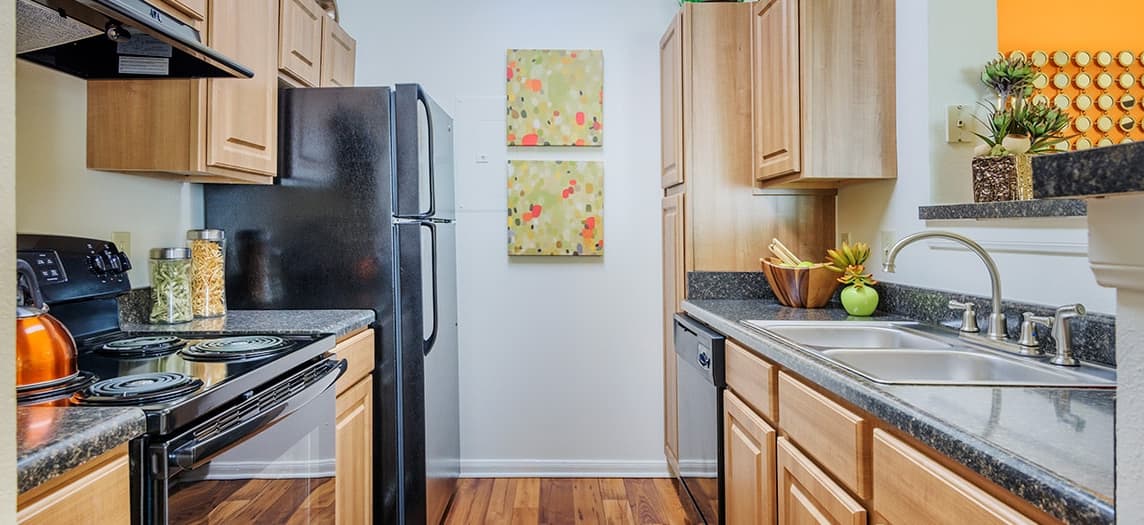 Kitchen at MAA Bellevue luxury apartment homes in Nashville, TN