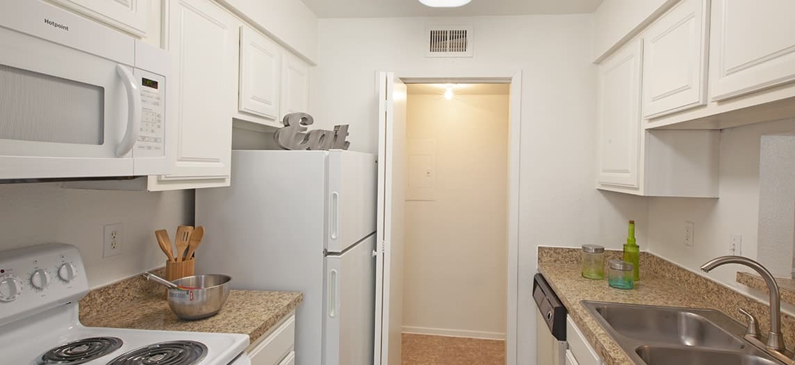 Kitchen 2 at MAA Cypresswood luxury apartment homes in Houston, TX