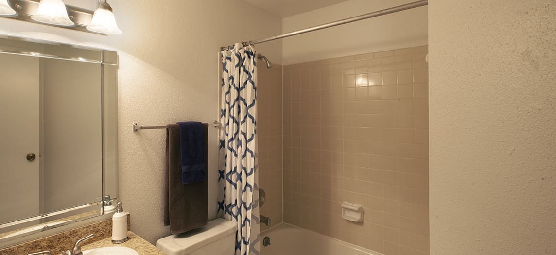 Bathroom 2 at MAA Cypresswood luxury apartment homes in Houston, TX