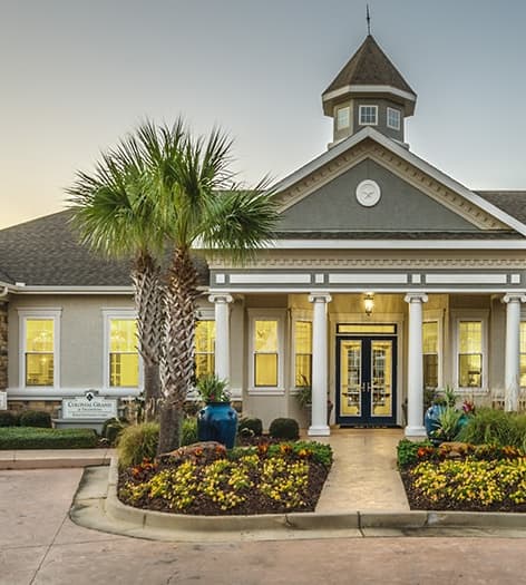Exterior Leasing Office 2 at Colonial Grand at Traditions luxury apartment homes in Orange Beach Gulf Shores, AL