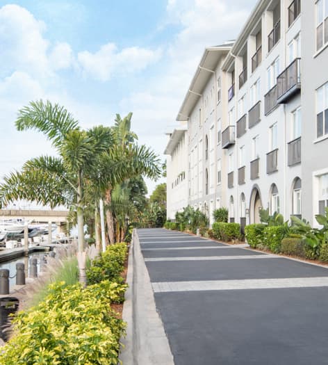 Waterway at MAA Harbour Island luxury apartment homes in Tampa, FL