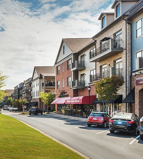 Exterior at MAA West Village luxury apartment homes in Atlanta, GA