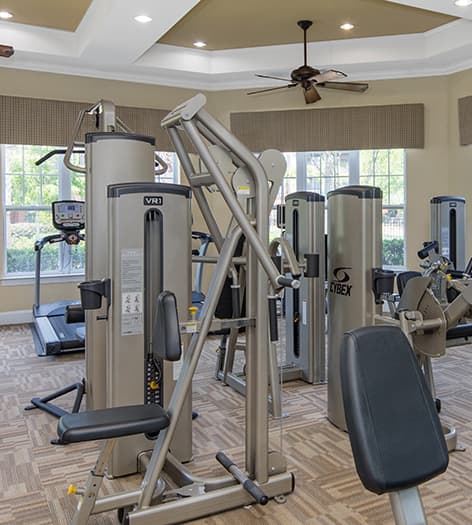 Fitness Center at Colonial Grand at Godley Lake luxury apartment homes in Savannah, GA
