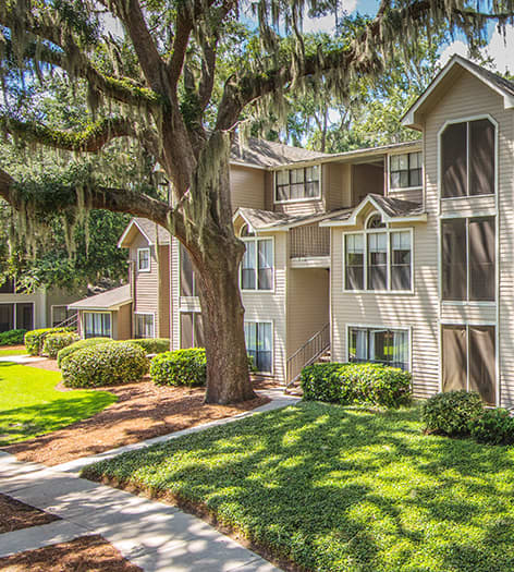 Exterior at Colonial Village at Huntington luxury apartment homes in Savannah, GA
