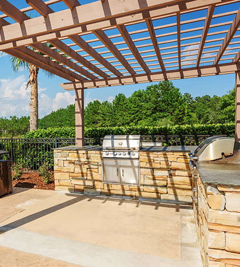 Grilling Station at MAA Benton luxury apartment homes in Pooler, GA