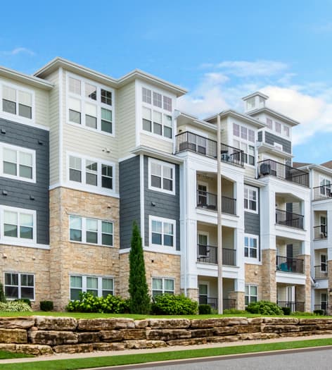 Exterior at The Denton luxury apartment homes in Kansas City, MO