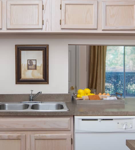 Kitchen at MAA Beverly Crest luxury apartment homes in Charlotte, NC