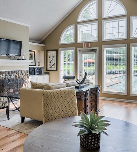 Clubhouse at MAA South Tryon luxury apartment homes in Charlotte, NC