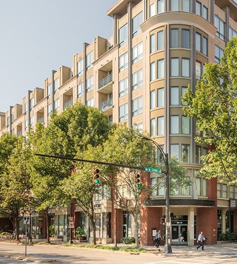 Exterior at MAA Gateway luxury apartment homes in Charlotte, NC