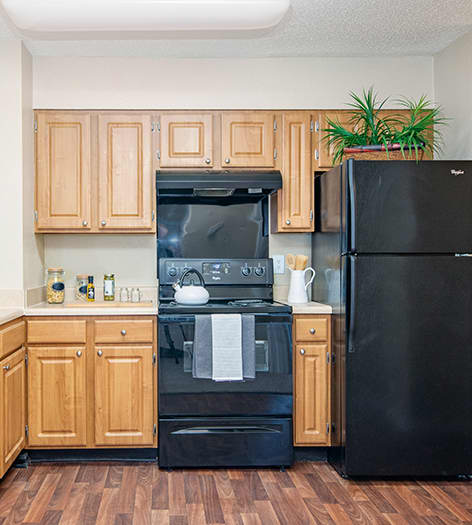 Kitchen 2 at The Fairways luxury apartment homes in Columbia, SC