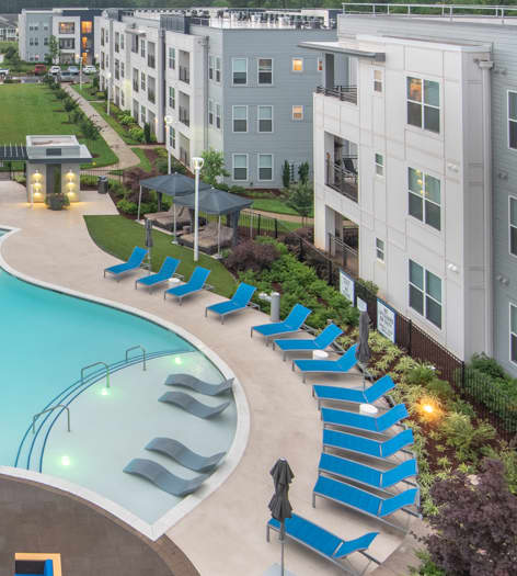 Pool at MAA Innovation luxury apartment homes in Greenville, SC