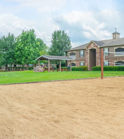Volleyball Court at MAA Murfreesboro luxury apartment homes in Nashville, TN