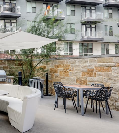 Grill area at MAA South Lamar luxury apartment homes in Austin, TX