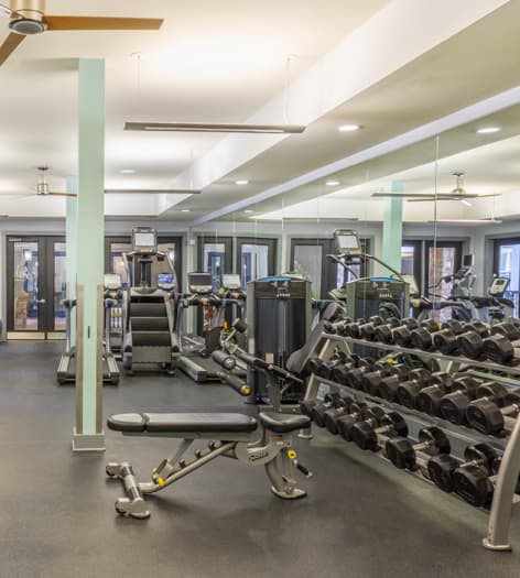 Fitness Center at MAA West Austin luxury apartment homes in Austin, TX