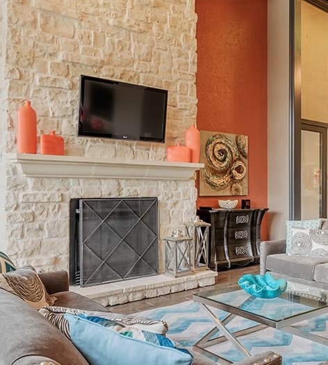 Clubhouse at Colonial Grand at Bear Creek luxury apartment homes in Euless, TX near Dallas