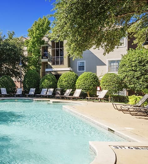 Pool 2 at Colonial Village at Oak Bend luxury apartment homes in Dallas, TX