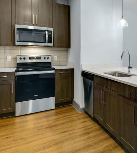 Kitchen 2 at Copper Ridge luxury apartment homes in Dallas, TX