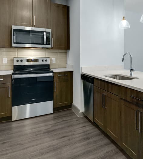 Kitchen 2 at MAA Copper Ridge luxury apartment homes in Dallas, TX