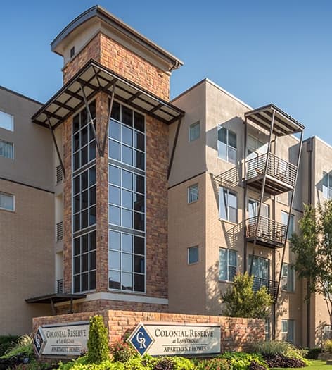 Exterior at MAA Las Colinas luxury apartment homes in Irving, TX near Dallas