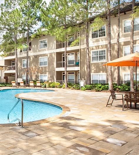 Pool 2 at Legacy Pines luxury apartment homes in Houston, TX