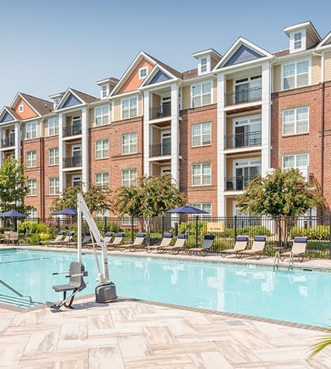 Pool at The Apartments at Cobblestone Square in Fredericksburg, VA