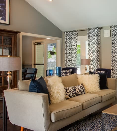 Clubhouse at CV at Greenbrier luxury apartment homes in Fredricksburg, VA