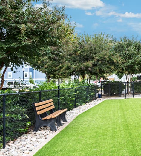 Dog Park at Seasons at Celebrate Virginia luxury apartment homes in Fredericksburg, VA