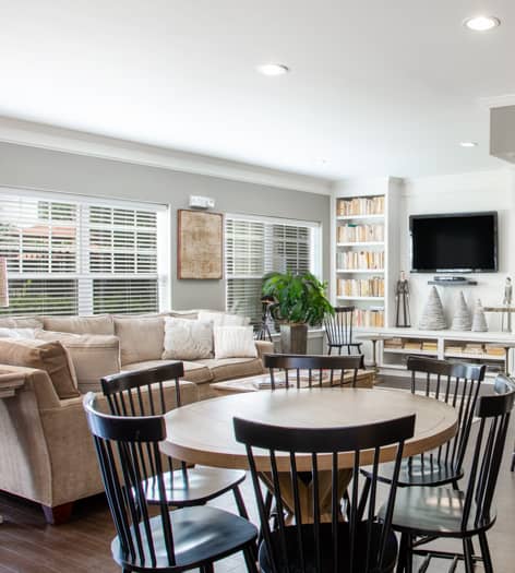Clubhouse at Station Square at Cosner's Corner luxury apartment homes in Fredericksburg, VA