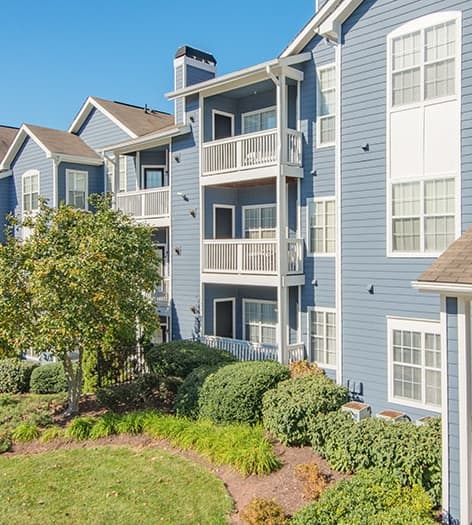 Exterior at Post Corners luxury apartment homes in Centreville, VA near Washington, DC