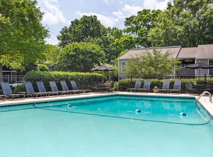 Pool at MAA Tanglewood luxury apartment homes in Anderson, SC