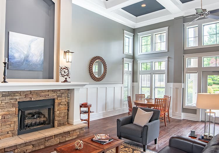 Clubhouse at 535 Brookwood luxury apartment homes in Greenville, SC