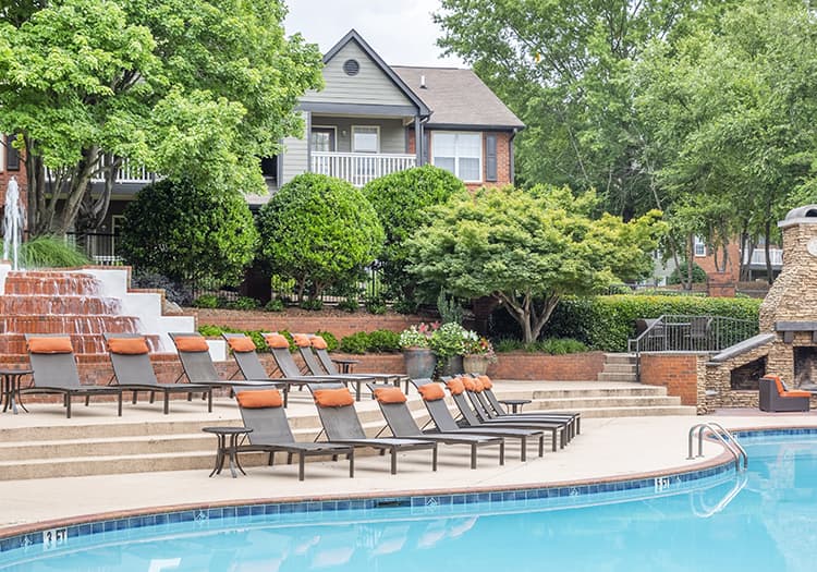 Pool at Colonial Grand at Pleasant Hill luxury apartment homes in Atlanta, GA