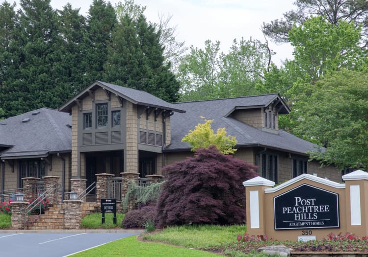 Exterior 1 at Post Peachtree Hills luxury apartment homes in Atlanta , GA