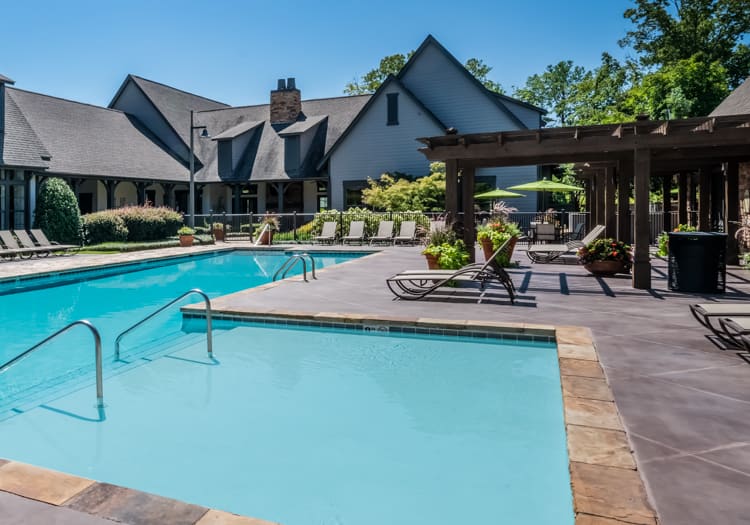 Pool at Birchall at Ross Bridge luxury apartment homes in Birmingham AL