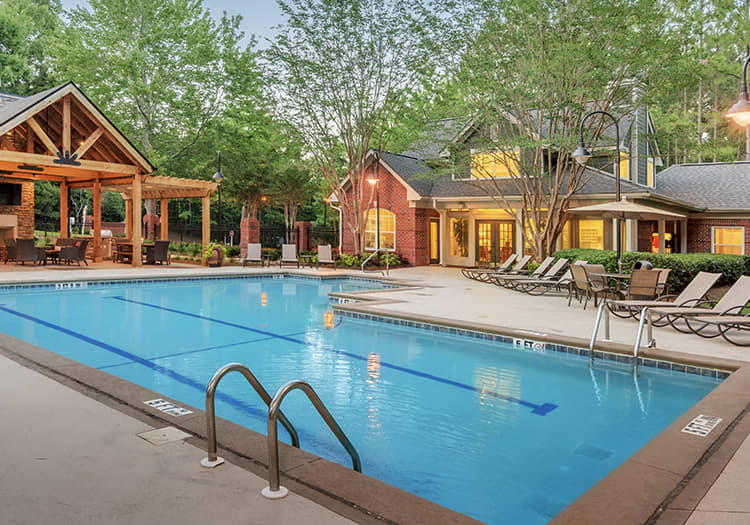 Pool with Outdoor Entertaining Area and Clubhouse
