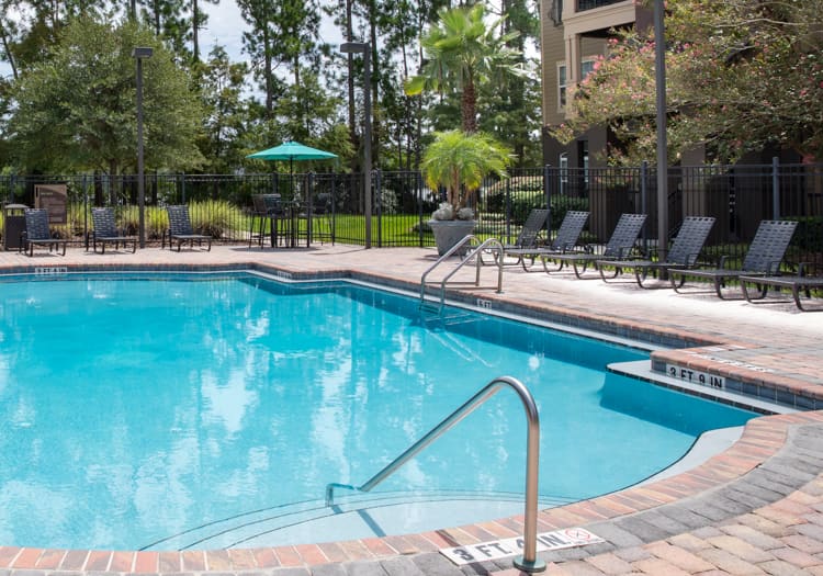 Pool at St. Augustine at the Lake luxury apartment homes in Jacksonville, FL