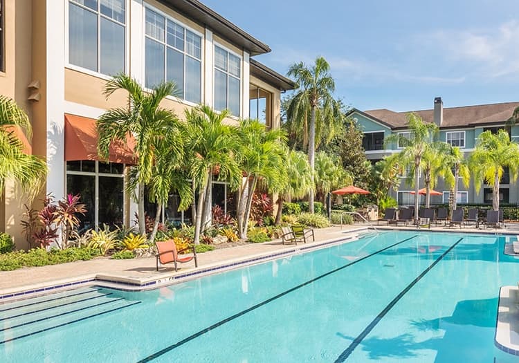 Pool 5 at MAA Rocky Point luxury apartment homes in Tampa, FL