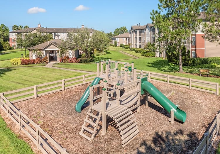 Playground at The Paddock Club Brandon luxury apartment homes in Tampa, FL