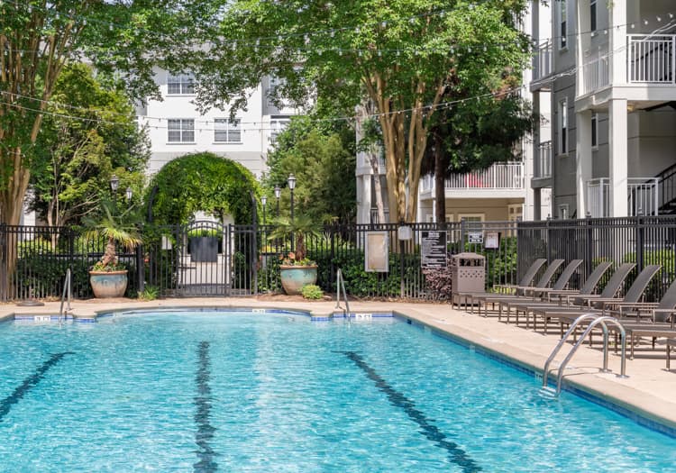 Pool at MAA Gardens luxury apartment homes in Atlanta, GA