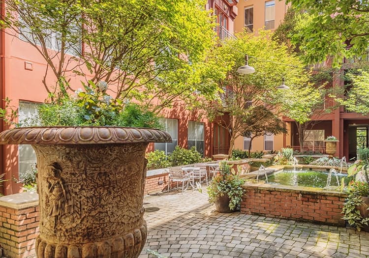 Garden at Post Parkside Atlanta luxury apartment homes in Atlanta, GA