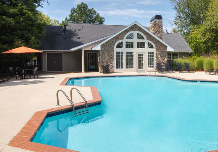 Pool at MAA South Tryon luxury apartment homes in Charlotte, NC