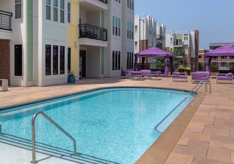 Pool at MAA 1225 luxury apartment homes in Charlotte, NC