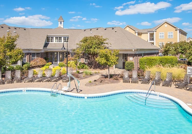 Pool at MAA Ayrsley luxury apartment homes in Charlotte, NC