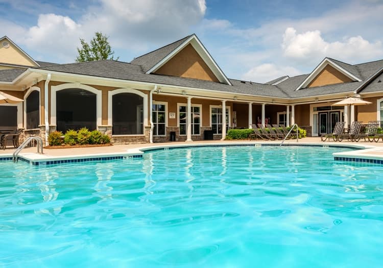 Pool at MAA Cornelius luxury apartment homes in Charlotte, NC