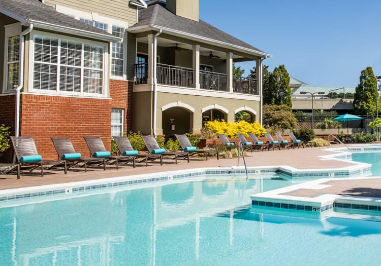 Pool at MAA South Park luxury apartment homes in Charlotte, NC
