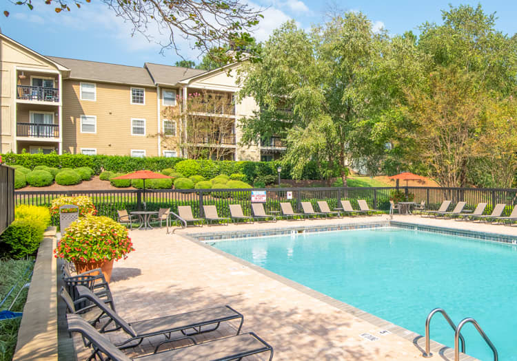 Pool 2 at Hermitage at Beechtree luxury apartment homes in Raleigh-Cary, NC