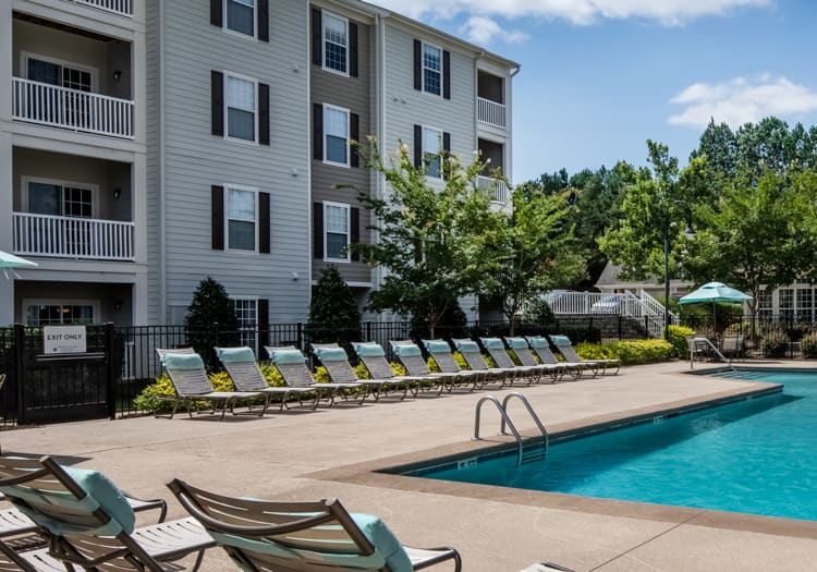 Pool at MAA Beaver Creek luxury apartment homes in Apex, NC